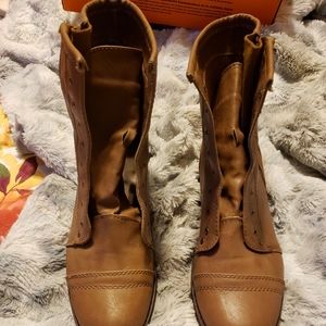 Tan boots